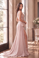 Cassiopeia One-Shoulder Sparkly Mother of the Bride Gowns