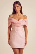 Cleopatra Off the Shoulder Sequin Mini Dress