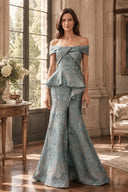 Valeria Jacquard Formal Dress For Mother Of The Bride