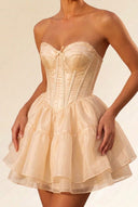 Primrose Ballet-Inspired Corset Mini Dress