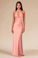 Seraphina Satin Maxi Evening Dress