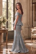 Valeria Jacquard Formal Dress For Mother Of The Bride