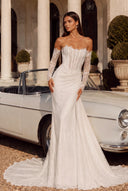 Eleanor Lace Corset Mermaid Wedding Dress