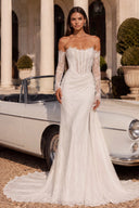 Eleanor Lace Corset Mermaid Wedding Dress