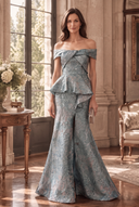 Valeria Jacquard Formal Dress For Mother Of The Bride