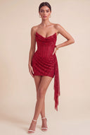 Cleopatra Sequin Corset Mini Dress