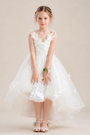 Celia 3D Floral Tulle Flower Girl Dress