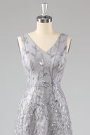Seraphina Sequin Leaf Mother-of-the-Bride Gown