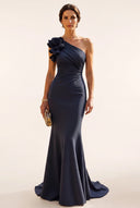 Ophelia One-Shoulder Mermaid Mother of the Bride Gown