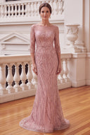 Rosalind Beaded Lace Mother of Bride Gown