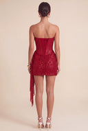 Cleopatra Sequin Corset Mini Dress