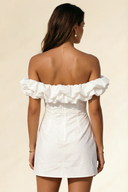 Ruffle Off-Shoulder Mini Dress