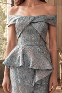 Valeria Jacquard Formal Dress For Mother Of The Bride