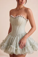 Primrose Strapless Corset Tutu Mini Dress