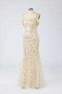 Valentina Off-Shoulder Botanical Beaded Mother of the Bride Gown