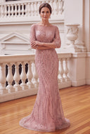 Rosalind Beaded Lace Mother of Bride Gown