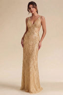 Valeria Sequin Backless Mermaid Gown