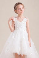 Celia 3D Floral Tulle Flower Girl Dress
