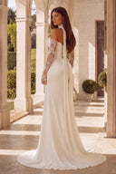 Elowen Strapless Draped Mermaid Wedding Dress
