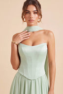 Seraphina Strapless Corset Bridesmaid Dress