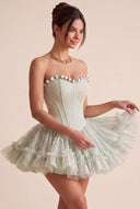 Primrose Strapless Corset Tutu Mini Dress