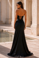 Vivienne Strapless Satin Formal Gown