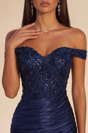 Octavia Off-The-Shoulder Corset Prom Gown