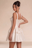 Annabelle Satin Bow Mini Birthday Dress