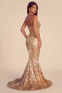 Seraphina Sequin Mermaid Evening Gown