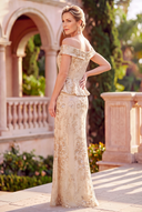 Eleanor Sequin Peplum Mermaid Formal Gown