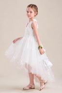 Celia 3D Floral Tulle Flower Girl Dress