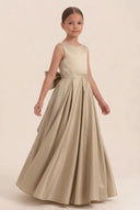 Liora Satin 3D Butterflies Flower Girl Dress