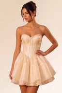 Primrose Ballet-Inspired Corset Mini Dress