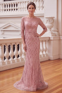 Rosalind Beaded Lace Mother of Bride Gown