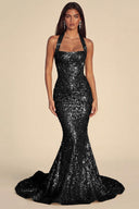 Seraphina Sequin Mermaid Evening Gown