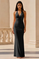 Lucinda Halter Maxi Bridesmaid Dress