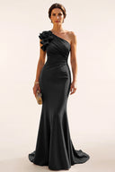 Ophelia One-Shoulder Mermaid Mother of the Bride Gown