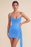 Cleopatra Sequin Corset Mini Dress