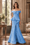 Valeria Jacquard Formal Dress For Mother Of The Bride