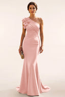 Ophelia One-Shoulder Mermaid Mother of the Bride Gown
