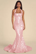 Seraphina Sequin Mermaid Evening Gown