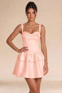 Annabelle Satin Bow Mini Birthday Dress