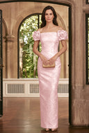 Valeria Off Shoulder Embossed Mother of the Bride Gowns