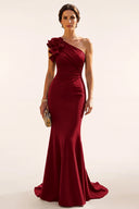 Ophelia One-Shoulder Mermaid Mother of the Bride Gown