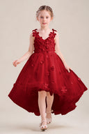 Celia 3D Floral Tulle Flower Girl Dress