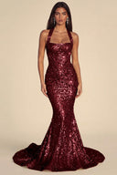 Seraphina Sequin Mermaid Evening Gown