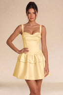 Annabelle Satin Bow Mini Birthday Dress