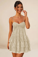 Seraphina Sequin Tiered Mini Homecoming Dress