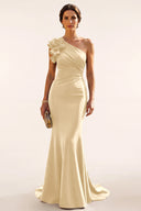 Ophelia One-Shoulder Mermaid Mother of the Bride Gown