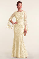 Rosalind Floral Lace Mermaid Mother of the Bride Gown